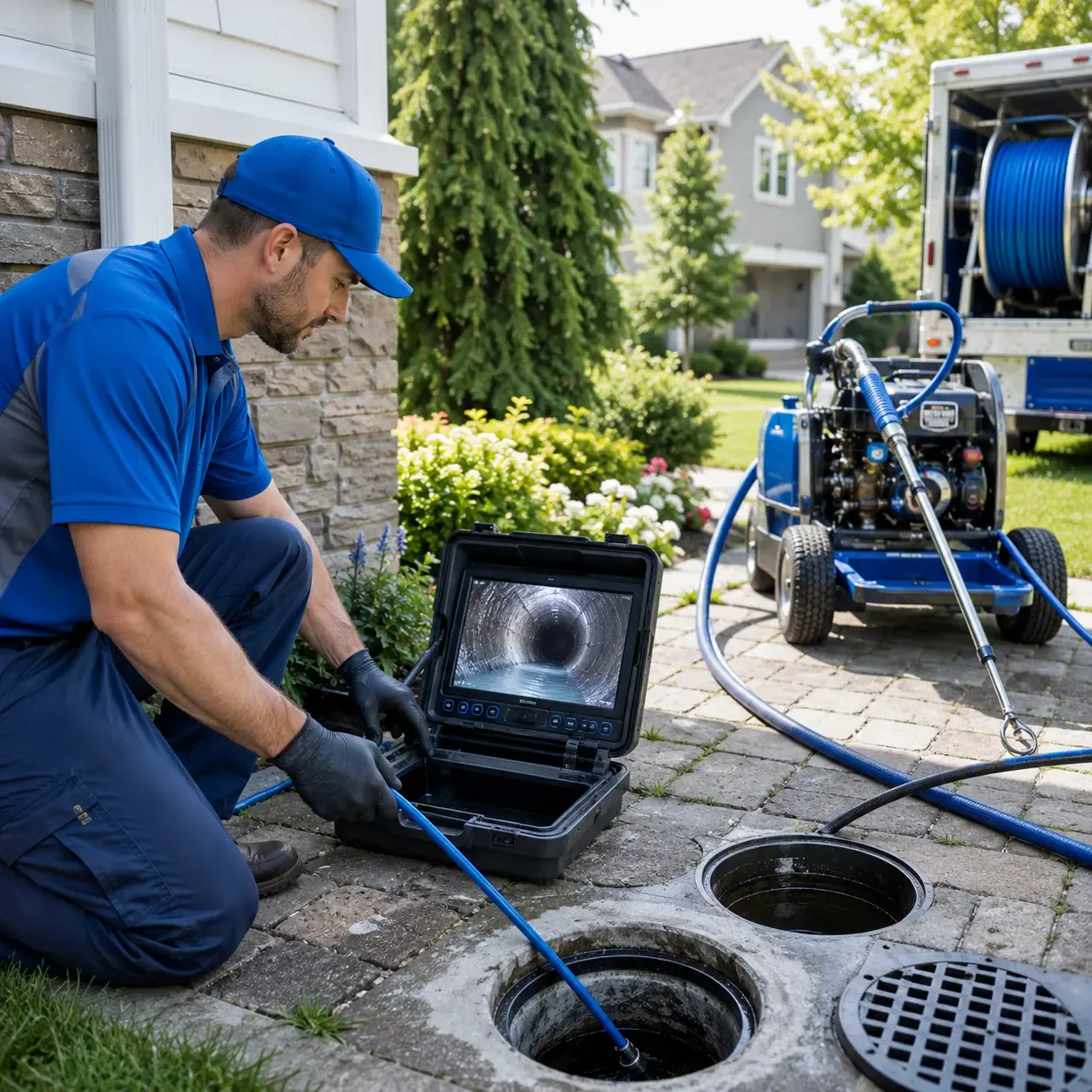 Outdoor drain cleaning professionals serving Brownville Junction, ME